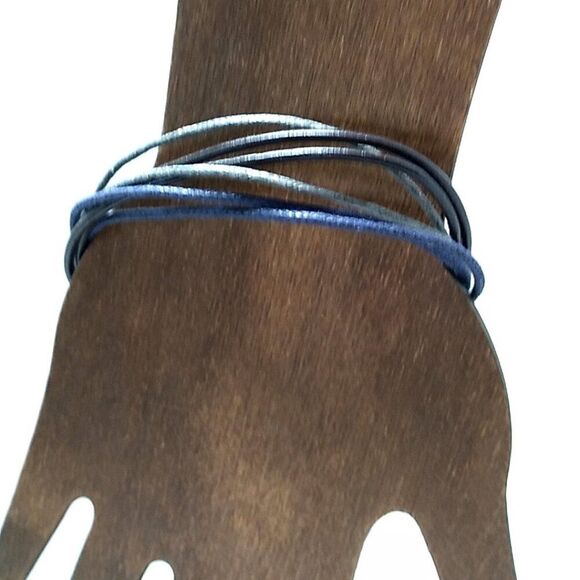 Adjustable String Bracelet Unisex Braided Rope Multi-strand Corded Bracelet - Picture 6 of 6